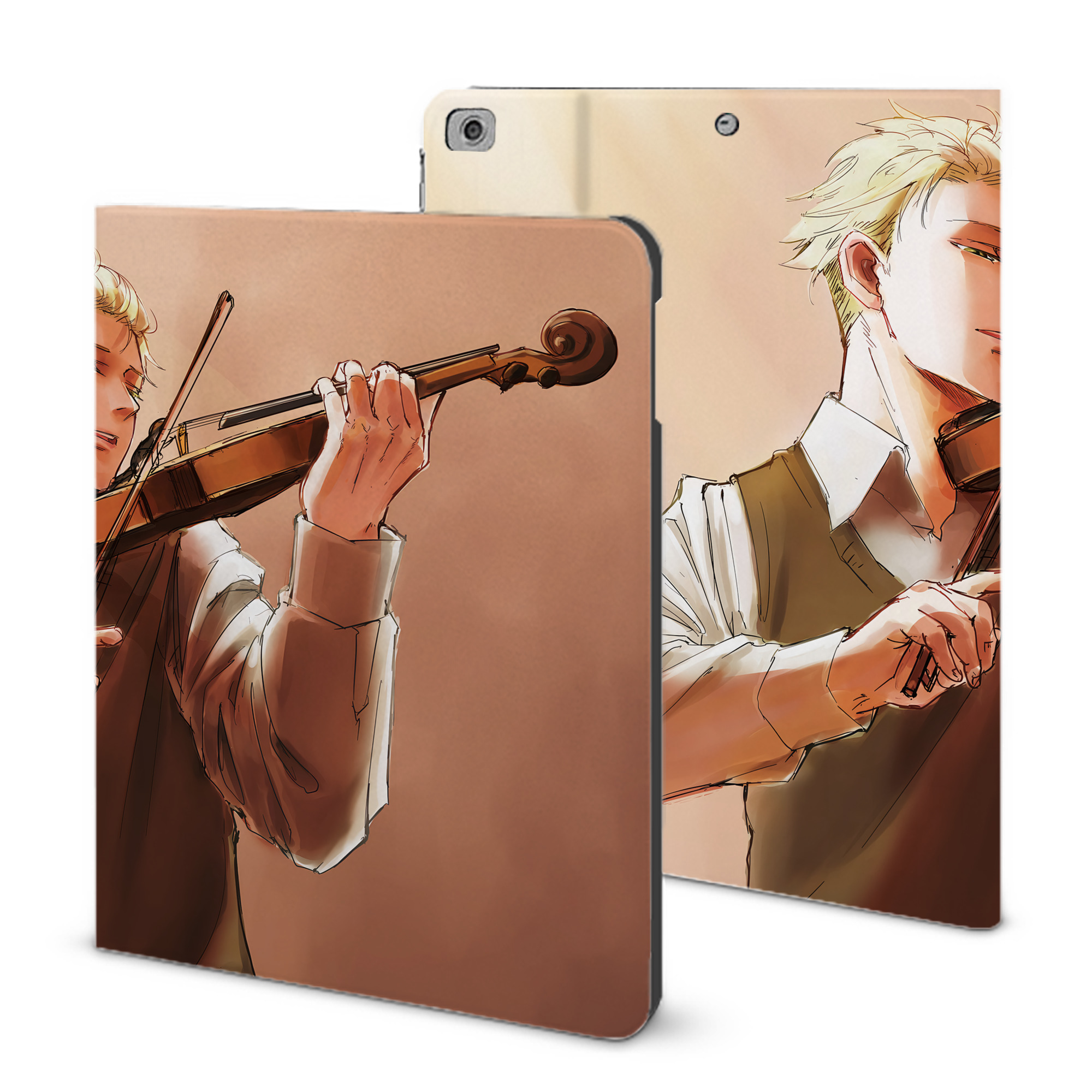 （画像用） SPY×FAMILY间谍家家酒 IPad ケース ブック型 PUレザー TPU 耐衝撃 軽量 薄型 ペン収納なし 全面保護 IPad 各モデル対応